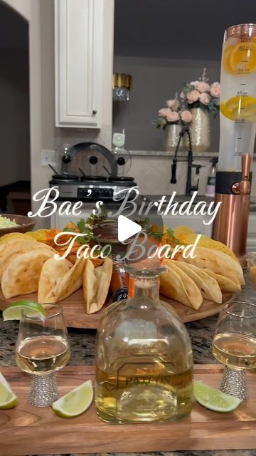 Lawanna Mcgill on Instagram: "Bae’s Birthday Taco Board 🥳🎉🥂 
I had to do it up for my bae ❤️❤️❤️ Happy Birthday my love ❤️❤️❤️
.
.
.
Amazon Items linked in bio #affiliate ( Pinned under Lux Birthday) ✨” drink towers, condiments dish & triple slow cooker”. 
.
.
Drink Tower 1 - Crown Royal sangria see previous videos for recipe
Drink Tower 2 - orange and lemon infused water. 
.
.
⚠️do not put blueberries in the drink towers only larger cut pieces of fruit! 
.
.
.
If it’s not linked, then most likely came from @homegoods ❤️ lol almost always! ( all the wooden items & shot glasses)
.
.
.
#taco #tacos #tacobell #tacobar #tacoboard #tacocharcuterieboard #charcuterie #drinktower #cocktails #shots #tequila #sangria #familynight #birthday #birthdayideas #partyideas #tacotuesday #tacoandtequila # Tequila Charcuterie Board Ideas, Taco Boards For Parties, Tacos And Tequila Party Decorations, Taco And Tequila Party, Taco And Tequila Party Ideas, Tequila Bar Ideas Parties, Taco Charcuterie Board Ideas, Fancy Taco Bar, Taco Bar Party Ideas