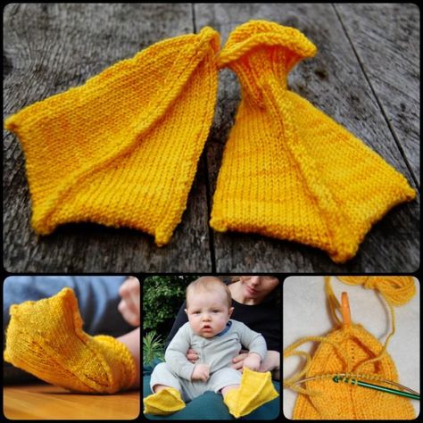 Knit Duck Feet Baby Socks with Free Pattern Baby Socks Knitting Pattern, Knit Duck, Diy Knit, Duck Feet, Newborn Socks, Sock Knitting Patterns, Crochet Socks, Knitted Wit, Crochet Baby Booties