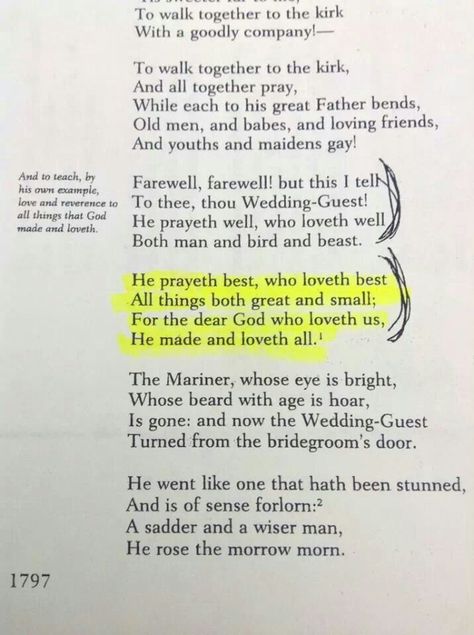 The Rime of the Ancient Mariner Rime Of The Ancient Mariner, Uncultured Swine, The Ancient Mariner, Ancient Mariner, Great Father, English Literature, Literature, Poetry, Tattoos