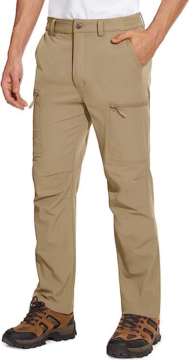 90% Nylon, 10% Spandex Zipper closure Machine Wash Material: 90% Nylon and 10% Spandex Material, Lightweight, Ripstop, Scratch-Resistant and Wear-Resisting Quick Dry: This Hiking Pants Features with Stretch Quick Dry Fabrics, Wicking Moisture and Keep You Cool and Dry Elastic Waist: Side Elastic Waistband and Comes with a Belt Loop, Allow a Comfortable and Fit #menswear #menspants #mensoutfit Work Pants Men, Best Work Pants, Tactical Cargo Pants, Quick Dry Pants, Mens Work Pants, Classic Pants, Tactical Pants, Outdoor Pants, Stylish Pants