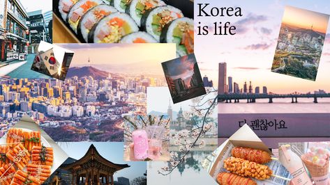 For those who LOVE LOVE Korea, I made a desktop wallpaper all about Korea Feel free to use this wallpaper! #wallpaper #korea #southkorea #gimbap #hotdog #tteokbokki #korean #koreanfood #koreanlife #travel #travelwallpaper #wallpapers #koreanlandscape #koreansights #sights #sightseeing #free #freewallpaper #use #follow #newpinterest #newpin #pin #aesthetic #aestheticpics #butterfly #laptopwallpaper #laptop #phone #background #koreanbackground Cute Wallpapers Aesthetic Korean Laptop, South Korea Seoul Aesthetic Wallpaper Laptop, South Korea Moodboard, Seoul Korea Aesthetic Wallpaper Laptop, South Korea Wallpaper Desktop, Korea Aesthetic Wallpaper Laptop, Korea Pc Wallpaper, Aesthetic Korean Wallpaper Laptop, Korea Laptop Wallpaper