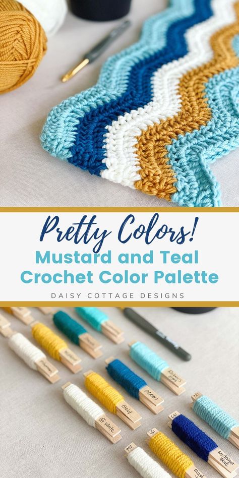 Use this crochet color combination to pick the colors for your next crochet blanket. They're the perfect baby boy crochet blanket colors! #babyboycrochet #crohetblanketcolors #colorcombination Cute Color Combinations For Crochet, Color Combination For Crochet, Crochet Color Inspiration, Crochet Blanket For Baby Boy, Crochet Blanket Color Ideas, Crochet Blanket For Boys, Crochet Blanket Baby Boy, Crochet Color Palette, Crochet Color Combinations