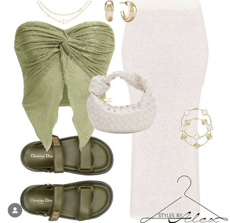 Manifest House, Jhene Aiko Concert, Cruise Fits, Vacay Fits, Holiday Outfits Summer, Vacation Outfits Women, Cute Vacation Outfits, Green Outfits, Fasion Outfits