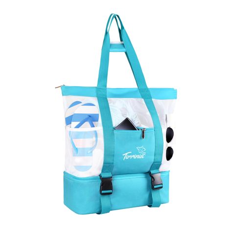 PRICES MAY VARY. Beach Bag With Cooler : Elevate your beach day with our bag featuring an oversized, leak-proof cooler at the bottom, ingeniously designed to hold up to 12 bottles, keeping them perfectly chilled. This insulated compartment also cleverly separates wet items like towels or swimwear from dry goods above, while sturdy clasps ensure it handles the load effortlessly. Spacious & Lightweight: Boasting a substantial main compartment, this beach tote offers dual waterproof zippered pocket Summer Palette, Mesh Beach Bags, Picnic Essentials, Cooler Lunch Bag, Functional Fashion, Picnic In The Park, Wine Bag, Cooler Bag, Gifts For Wine Lovers