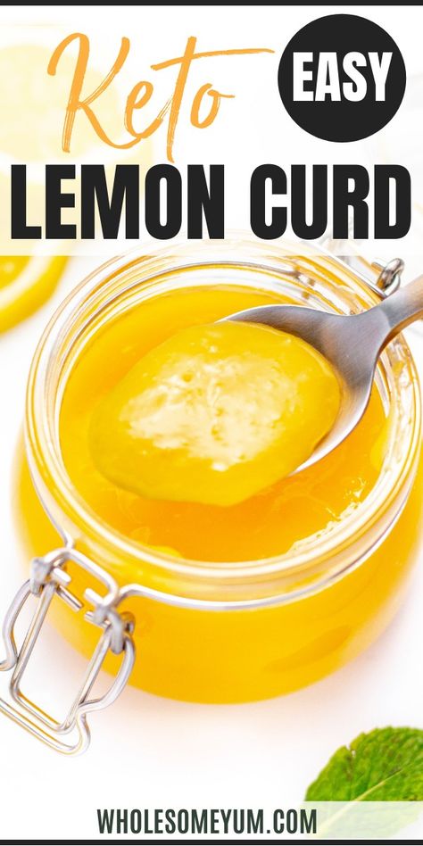 Sugar-Free Keto Lemon Curd Keto Lemon Curd, Sugar Free Lemon Curd, Lemon Curd Recipe, Dessert Spread, Keto Diet Breakfast, Curd Recipe, Low Carb Breakfast Recipes, Keto Paleo, Low Carb Recipes Dessert