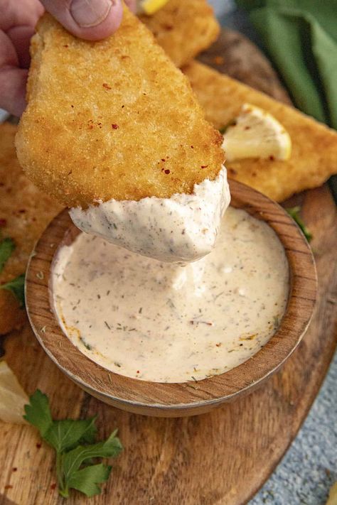 This homemade tartar sauce recipe is creamy and easy to make (and customize) with simple ingredients, perfect for fried seafood, but so much more. Old Bay Tartar Sauce Recipe, Make Tartar Sauce, Louisiana Fish Fry, Tartar Sauce Recipe, Fried Seafood, Baby Tooth Decay, Tooth Decay Remedies, Homemade Tartar Sauce, Fried Oysters