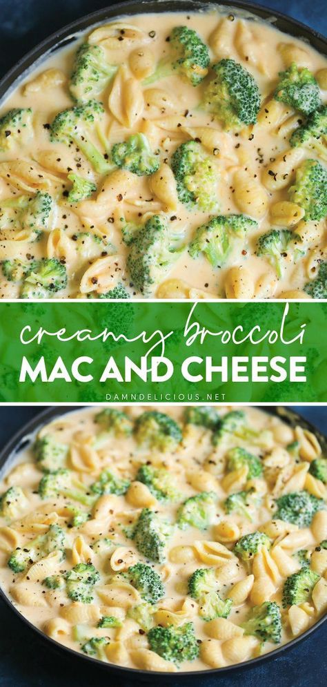 Broccoli Mac And Cheese Recipe, Broccoli Mac And Cheese, Recipes Broccoli, Dinner Beef, Easy Broccoli, Plats Healthy, Creamy Broccoli, Easy Dinner Recipe, Mac And Cheese Recipe