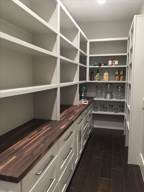 Cookbook Storage In Pantry, Dry Storage Pantry, Barndominium Kitchen, Pantry Renovation, Pantry Closet Design, Dream Pantry, House Pantry, Laundry Room/mud Room, Pantry Laundry Room