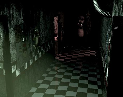 FNAF 3 Springtrap CAM 2 (lights off) on Freddy Fazbear's pizza wikia