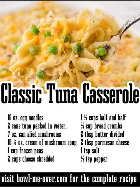 Tuna Casseroles, Casserole Dish Recipes, Easy Delicious Casseroles, Easy Tuna Recipes, Stovetop Recipes, Best Tuna Casserole, Sunday Dinner Ideas, Casseroles Recipes, Tuna Casserole Easy