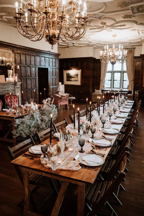 Eastwell Manor Wedding, Wedding Manor House, Manor House Wedding Reception, British Manor Houses Interior, English Manor Wedding, Old House Wedding, Modern Manor House, Old English Wedding, Eastwell Manor