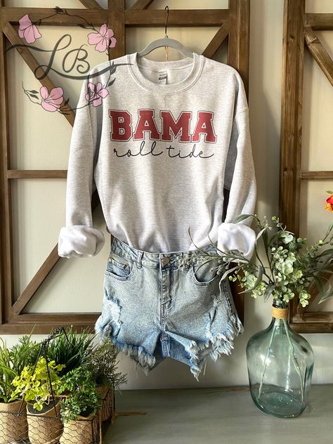 Alabama Football Shirts, Alabama Sweatshirt, Alabama T Shirts, Alabama Shirts, Alabama Roll Tide, Cheer Shirts, Sublime Shirt, T Shirt Photo, Roll Tide