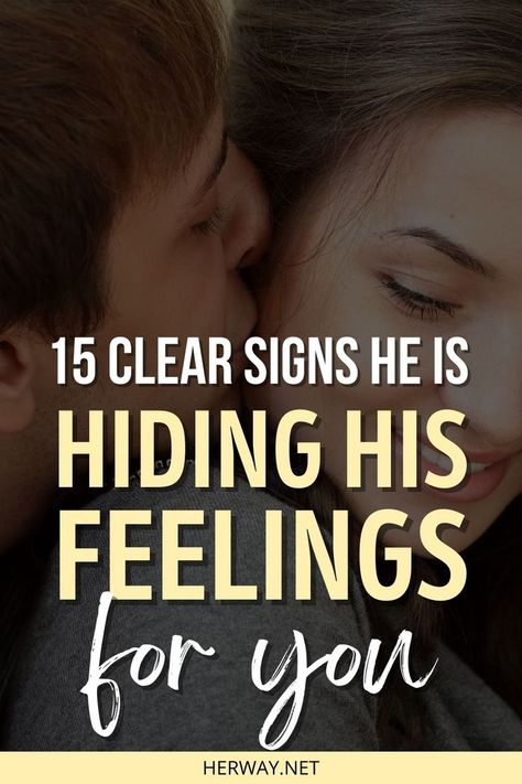 Looking for signs he is hiding his feelings for you? If your guy acts like this, then you know he's TOTALLY into you but is hiding it. How To Hide Your Feelings, Signs He’s Not Into You, Signs Hes Not Into You Anymore, Signs He Likes You But Is Hiding It, When He Looks At You, When He Leaves You On Delivered, Signs Hes Into You, Ratajkowski Style, Signs Guys Like You