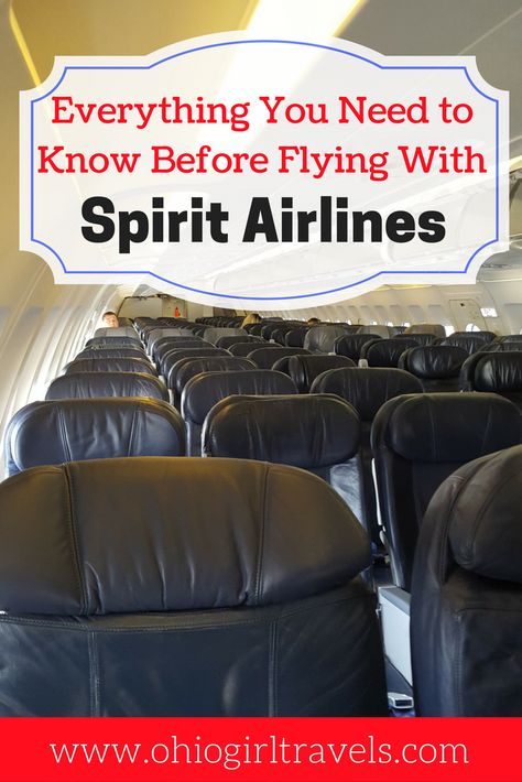 Spirit Airlines is one of the leading budget airlines in the US. Flying with Spirit can save you tons of money on a plane ticket, but you have to know these tips before you go to keep your costs low. I’ll share ways to avoid getting slammed by fees and my experience with Spirit Airlines. You’ll definitely want to check this out and save it to your travel board before your next trip. Flying Tips, Ohio Girls, Air Travel Tips, Tons Of Money, Spirit Airlines, Plane Ticket, Airline Travel, Vacation Inspiration, Budget Travel Tips