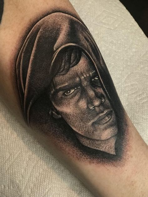 Do you want to get a tattoo that reminds you of your childhood days? Here, you will find the 65 small and minimalist Star Wars tattoo ideas that catch your attention. Find out their meaning and check 35 nostalgic tattoos designs for men and women. Anakin And Padme Tattoo, Anakin Skywalker Tattoo Ideas, Anakin Skywalker Tattoo, Skywalker Tattoo, Anakin Tattoo, Star Wars Tattoo Ideas, Stormtrooper Tattoo, Star Wars Tattoo Sleeve, Vader Tattoo