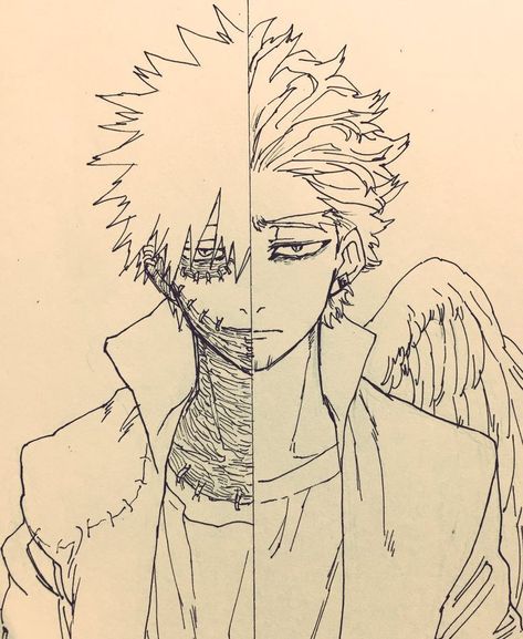 Hawks Mha Tattoo Ideas, Hawks Dabi, Anime Merchandise, Anime Character Drawing, Hero Academia Characters, Art Drawings Sketches Simple, Art Anime, My Hero Academia Manga, Anime Sketch