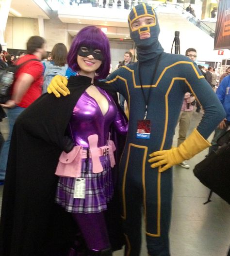 Hit Girl Costumes, Gaming Cosplay, Badass Female, Comic Con Costumes, Hit Girls, Couple Costumes, Girl Cosplay, Awesome Cosplay, Creative Costumes