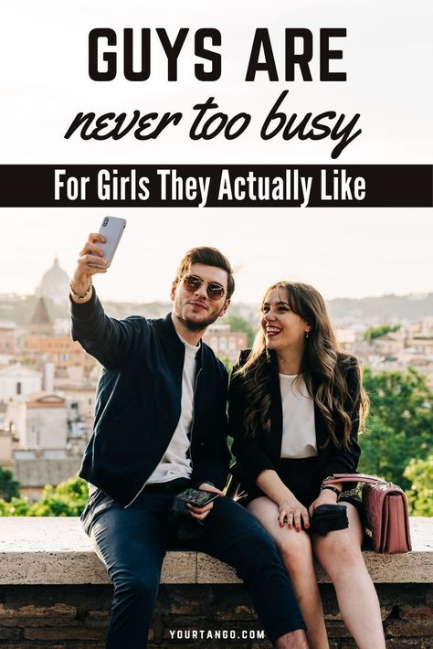 When you're dating and looking for a relationship, don't get caught up with a guy who says he's too busy for you. That means he's not interested. Love You Boyfriend, Looking For A Relationship, Not Interested, Too Busy, Friendship Goals, A Guy Who, A Relationship, Boyfriend Girlfriend, Relationship Advice