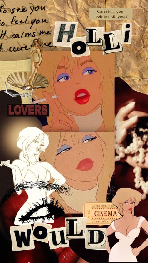 she would if she could! #coolworld #movie #holliwould #hollywood #aesthetic #vintage #cartoon #collage Cool World Movie Holi, Cool World Holli Aesthetic, Holli Would Aesthetic, Holli Would Fanart, Holli Would Wallpaper, Hollywood Cartoon, Vintage Cartoon Aesthetic, Cartoon Collage, Holli Would