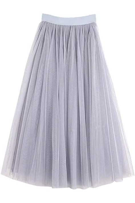 Amazon.com: tulle skirt Midi Tulle Skirt, Grey Tulle Skirt, Pleated Tulle Skirt, Womens Tulle Skirt, Skirt A Line, Tulle Skirt Black, Tulle Midi Skirt, Princess Skirt, Princess Gown