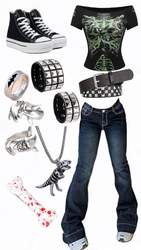 Emo Outfits 2000s, Cute Emo Outfits, Trashy Outfits, Outfits 2000s, Scene Fashion, Emo Outfits, Emo Fashion, Cool Fits, Back To School Outfits