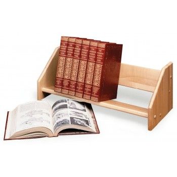 Tabletop Book Rack - Shelf & Countertop Display - Display Tabletop Book Rack, Portable Book Shelf Ideas, Book Rack Ideas, Tabletop Bookshelf, Cookbook Shelf, Desktop Bookshelf, Book Rack, Countertop Display, Public Libraries