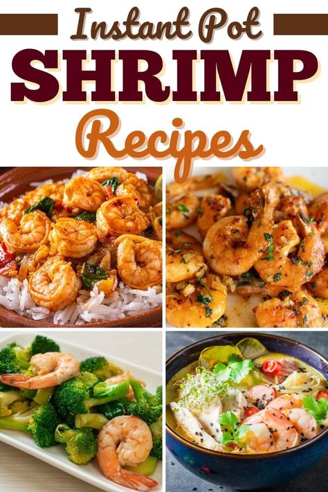 For easy weeknight meals, try these Instant Pot shrimp recipes! From pasta to fajitas to paella, the whole family will love these dishes. Instapot Shrimp Recipes, Instant Pot Recipes Shrimp, Shrimp Instant Pot Recipes, Instant Pot Shrimp Recipes, Instant Pot Shrimp, Frozen Shrimp Recipes, Frozen Cooked Shrimp, Red Sauce Recipe, Hot Pot Recipe