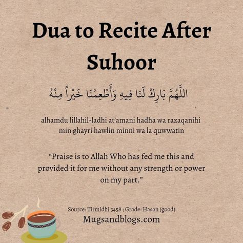 Dua to Recite After Suhoor
🍽 Foods For Ramadan, Dua For Fasting, Suhoor Dua, Ramadan Day 10, Suhoor Time, Dua After Eating, Dua For Health, Ramadan Dua, Ramadan Tips