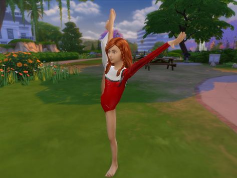 Sims 4 Sims, My Sims, Sims 4 Children, Sims 4 Teen, Sims 4 Toddler, Cheer Dance, Female Gymnast, Gymnastics Leotards, Sims Mods