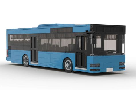 Hello LEGO lovers! Representing to you my creation, a model of the city bus MAN Lion's City (model NL263 A21) in the blue color of my home city, ... Lego Camper, Lego Bus, Lego Road, Lego Truck, City Bus, Lego Lovers, Home City, Lego Construction, Lego Pictures