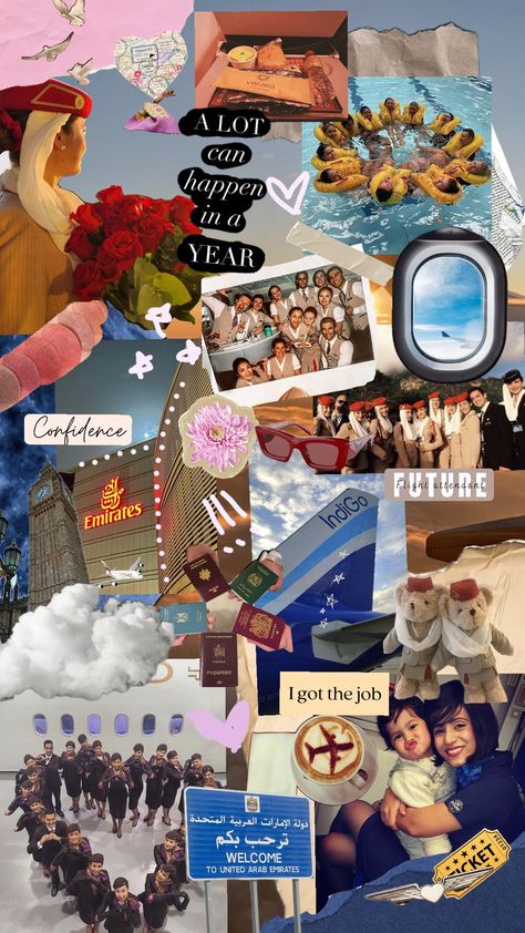 cabin crew dream life vision board manifestation| emirates | etihad | indigo | air india | Dubai | travel | flight attendant | avgeek | airplane |skies | airport | dream job | 11:11 Etihad Cabin Crew, Emirates Flight Attendant, Dream Life Vision Board, Emirates Flights, Emirates Cabin Crew, Board Wallpaper, Travel Flight, Board Manifestation, Dubai Airport