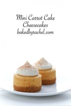 Cheesecake Minis, Carrot Cheesecake, Mini Carrot Cake, Cheese Frosting Recipe, Carrot Cakes, Carrot Cake Cheesecake, Mini Carrots, Cake Cheesecake, Mini Dessert