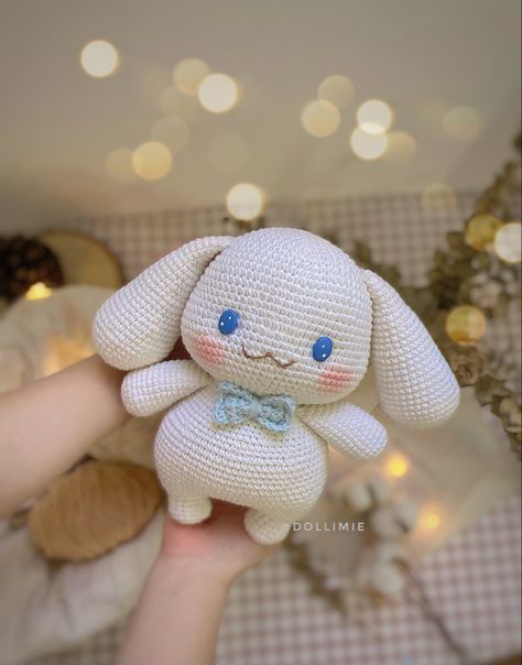 Cinamoroll Crochet Pattern, Crochet Cinnamoroll Free Pattern, Cinnamoroll Crochet Pattern, Crochet Cinnamoroll, Crochet Dog Hat, Instagram Pattern, Crochet Teddy Bear Pattern, Quick Crochet Patterns, Crochet Dolls Free Patterns