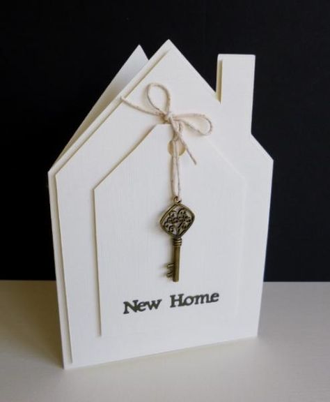 QFTD222 -The Key! by sistersandie - Cards and Paper Crafts at Splitcoaststampers Splitcoaststampers Cards, Housewarming Cards, Welcome Home Cards, New Home Quotes, House Card, Housewarming Card, Moving Cards, New Home Card, Cricut Expression