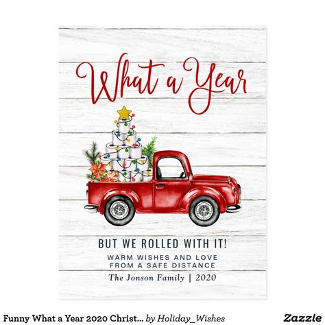 Holiday Stationery, Christmas Red Truck, New Year Greeting, Christmas Cards Zazzle, Christmas Card Designs, Holiday Postcard, Christmas Stationery, Year 7, New Year Greeting Cards