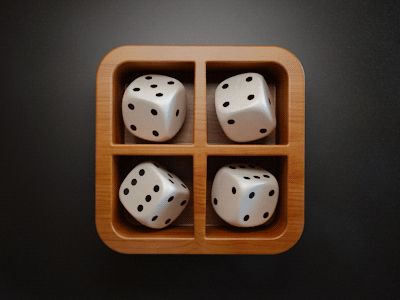 Dice Animation by Webshocker Dice Animation, Ios App Design, Game Gui, Application Icon, App Design Inspiration, 3d Icons, Game Icon, Ios Icon, Mobile App Design