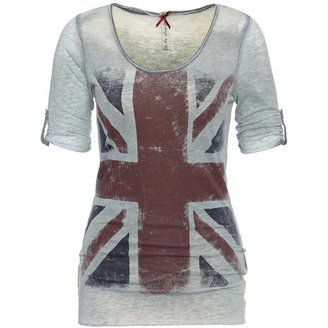 Damen Shirt "Union Jack" von Key Largo im engelhorn Shop (55 NZD) found on Polyvore Jack Flag, Union Jack Flag, Uk Flag, British Flag, Flag Shirt, Flag Tshirt, Union Jack, Work Attire, Fashion Tops