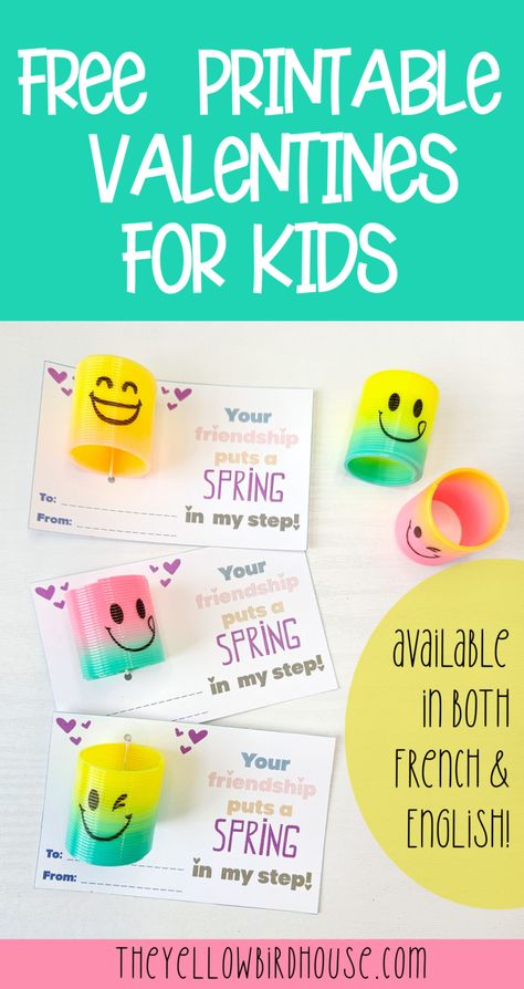 Valentines For Kids School Classroom, Free Printable Valentines For Kids, Non Candy Valentines, Valentine's Goodies, Printable Valentines For Kids, Free Printable Valentines, Candy Valentines, Easy Valentine Crafts, Crafty Mom