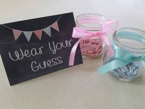 This Wear Your Guess activity is perfect for your gender reveal party. Display this with some pink and blue clothespins and your guests can make their predictions! Need more reveal ideas?  Check link in BIO.  #itsaboy #itsaboy #itsagirl #genderreveal #genderrevealparty #genderrevealideas #blue #pink #babyshower #prince #princess #boy #girl #teamblue #teampink Gender Reveal Party Games Activities, Guess The Gender, Gender Guessing, Clothes Pin Games, Reveal Party Games, Gender Reveal Unique, Gender Reveal Party Games, Party Display, Gender Reveal Games