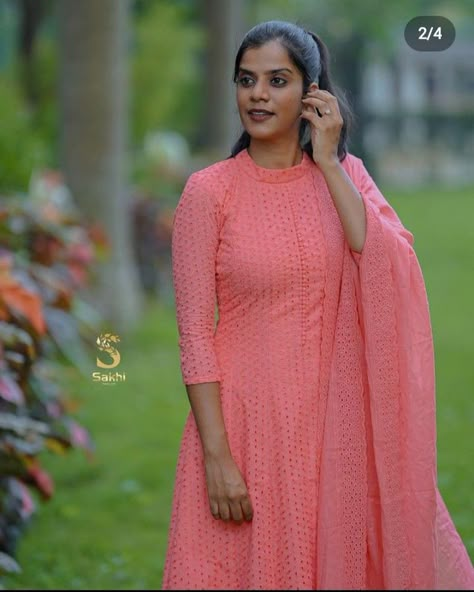 Organza Kurti Designs Latest, Chudi Designs, Umbrella Frock, Frock Ideas, Collar Kurti, Chudidhar Neck Designs, Stylish Kurtis Design, Long Gown Design, Women Dress Collection