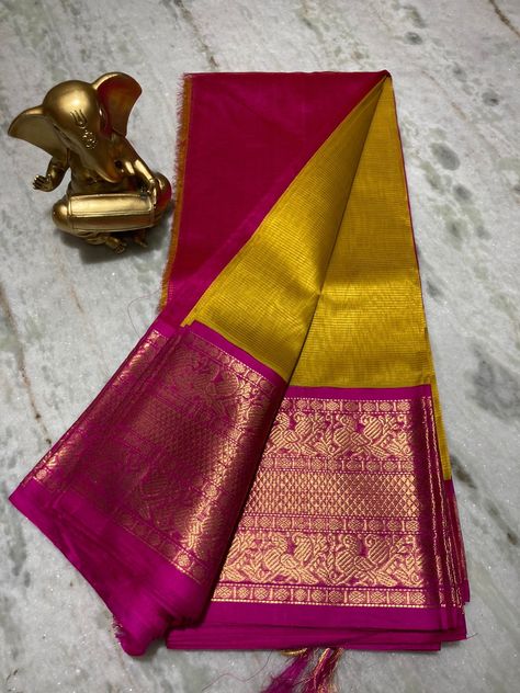 Pattu Sarees Designs, Pure Kanchi Pattu Sarees With Price, Mangalagiri Saree Blouse Designs, Chanderi Saree For Wedding, Traditional Saree With Border, Mangalagiri Pattu Sarees With Price, New Model Pattu Sarees, Pattu Saree Color Combinations Latest, Latest Kanchi Pattu Sarees Wedding