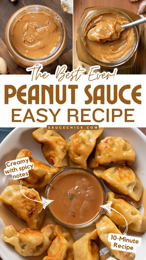 Best Peanut Sauce Recipe Quick Peanut Sauce, Healthy Peanut Sauce, Asian Peanut Sauce Recipe, Chinese Peanut Sauce, Peanut Sauce Thai, Peanut Sauce Recipe Easy, Vegan Peanut Sauce, Asian Peanut Sauce, Easy Peanut Sauce