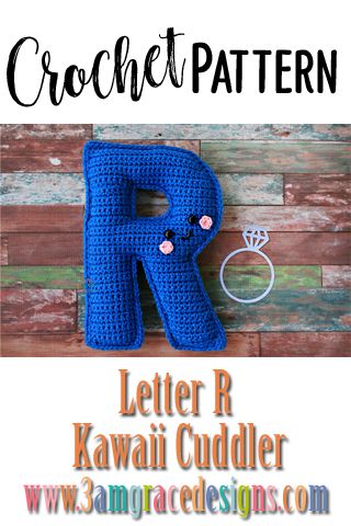 Our Alphabet Letter R crochet pattern & tutorial makes an adorable pillow for you or your baby nursery. These would be perfect for a photo shoot or birthday party! #crochet #amigurumi Crochet Cuddler, W Alphabet, Crocheted Pillows, R Alphabet, Crochet Letters Pattern, Crochet Alphabet, Crochet Pattern Tutorial, Crochet Letters, Crochet Pocket