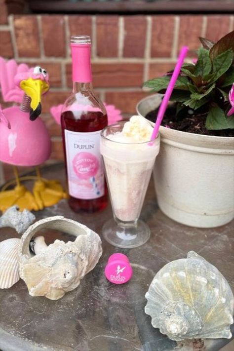 The kid in your will rejoice at this recipe for a Boozy Cotton Candy Milkshake or Ice Cream Float! All it requires is vanilla ice cream and our limited edition Duplin Cotton Candy rosé. #mikshakes #milkshakerecipe #milkshakes #summerrecipes #summerdessertrecipes Cotton Candy Float, Cotton Candy Milkshake, Duplin Wine, Candy Milkshake, Ice Cream Float, Candy Roses, Ice Cream Floats, Milkshake Recipes, Summer Dessert Recipes