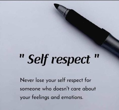 Never lose your self respect for someone who doesn't care about you feeling and emotions . Never Lose Yourself, Motivational Quotes For Success Student, Care About You Quotes, Success Student, Healthy Relationship Quotes, Twisted Quotes, Self Respect Quotes, Fake Friend Quotes, Respect Quotes