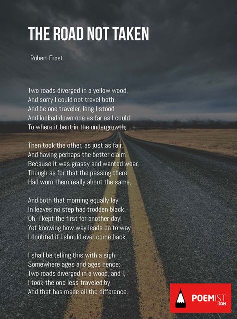 Robert Frost Poems, Posts Ideas, The Road Not Taken, Robert Frost, Book Vintage, Travel World, To Infinity And Beyond, A Poem, Poem Quotes