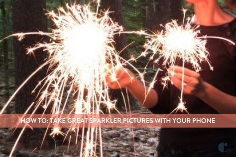 Making sparkler pictures is a festive part of any 4th of July gathering. Learn to document the fun by taking long exposure photographs on your smartphone. Sparkler Pictures, Sparkler Photography, 4th Of July Photos, Smartphone Technology, Long Exposure Photography, Live Picture, Exposure Photography, Photo Boards, Party Apps