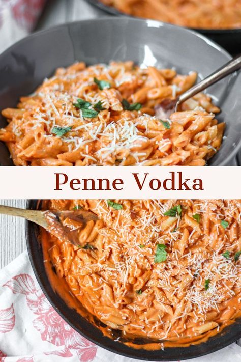 Sauce With Meatballs, Rigatoni Noodles, Penne Vodka, Vodka Sauce Recipe, Macaroni Recipes, Beef Meatballs, Vodka Sauce, Quick Dinners, Easy Dinner Recipe