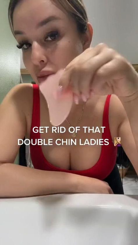 Get rid of Double Chin with Gua Sha | Tap the Link to get Started. Loose Face Fat, Rid Of Double Chin, Face Fat Loss, Cheer Workouts, What Can I Eat, Dark Circles Under Eyes, Sheet Masks, Facial Exercises, Body Hair Removal