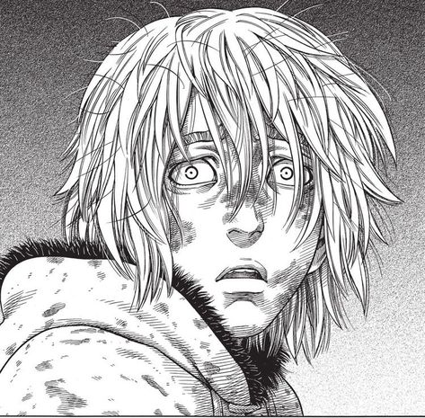 Vinland Saga Pfp Manga, Vinland Saga Pfp, Vinland Saga Manga, Saga Art, Vagabond Manga, 흑백 그림, Vinland Saga, 다크 판타지, Anime Character Drawing